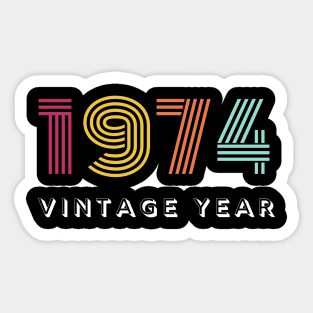 Awesome Since July 1974 Vintage Sticker